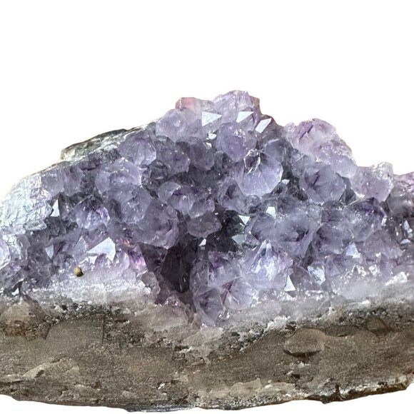 342g Natural Amethyst Geode Quartz Bed Cluster Crystal Specimen Healing - Picture 2 of 11